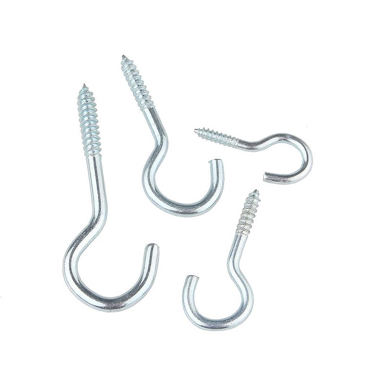 BOZONLI Screw Hooks Ceiling Hooks Galvanised Hook Screws Ceiling Hook