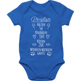 Shirtracer - Body Boy Girl - Sayings - Price List Baby, 4 Royal Blue