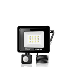 Jefedana 10w LED spotlight motion detector, 1000LM LED spotlight outdoor with motion detector IP66 spotlight LED outdoor spotlight with motion detector warm white? 3000K outdoor spotlight LED floodlight for garage