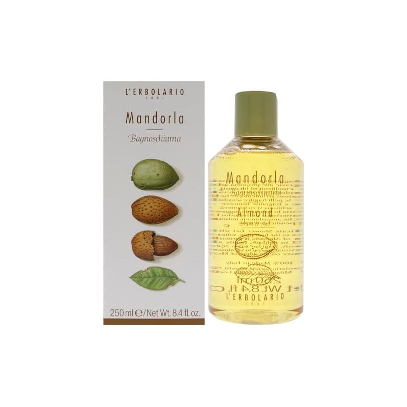Shower Gel - Almond by LErbolario for Unisex - 8.4
