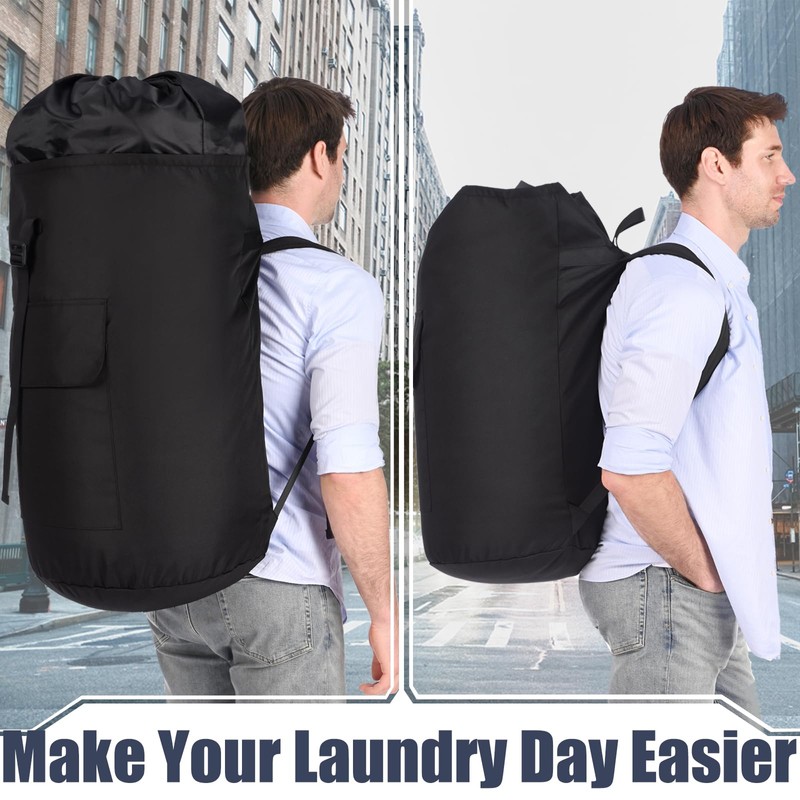 Laundry Bag Backpack 115L, College Laundry Backpack with Straps, Laundry
