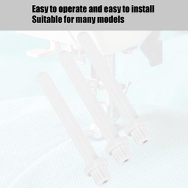 Sewing Machine Bobbin Pen, Thread Reel Pen, Plastic Spool for Gift for Common Sewing Machines, Pack of 3