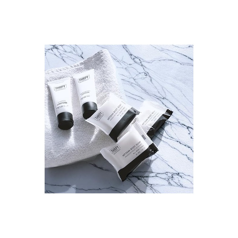 Kit Amenidades Airbnb Hotel Thrpy Contiene 200 Piezas Jabón Shampoo