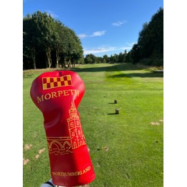 Morpeth Northumberland Golf Driver Headcover – Premium Leather Cover – Unique Town Design