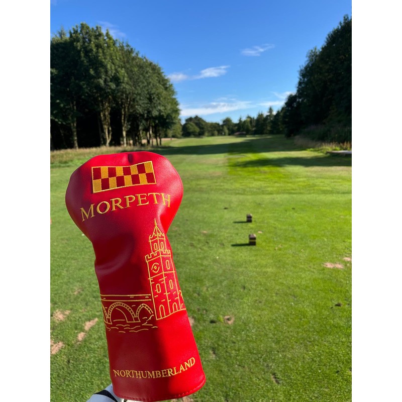Morpeth Northumberland Golf Driver Headcover – Premium Leather Cover –