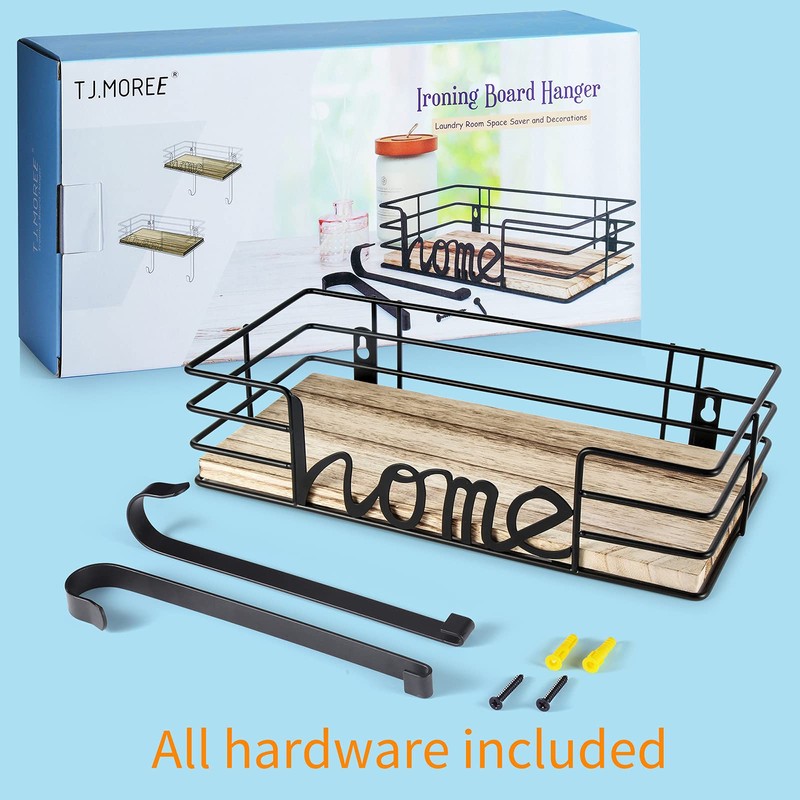 TJ.MOREE Ironing Board Hanger Wall Mount - Laundry Room Decor