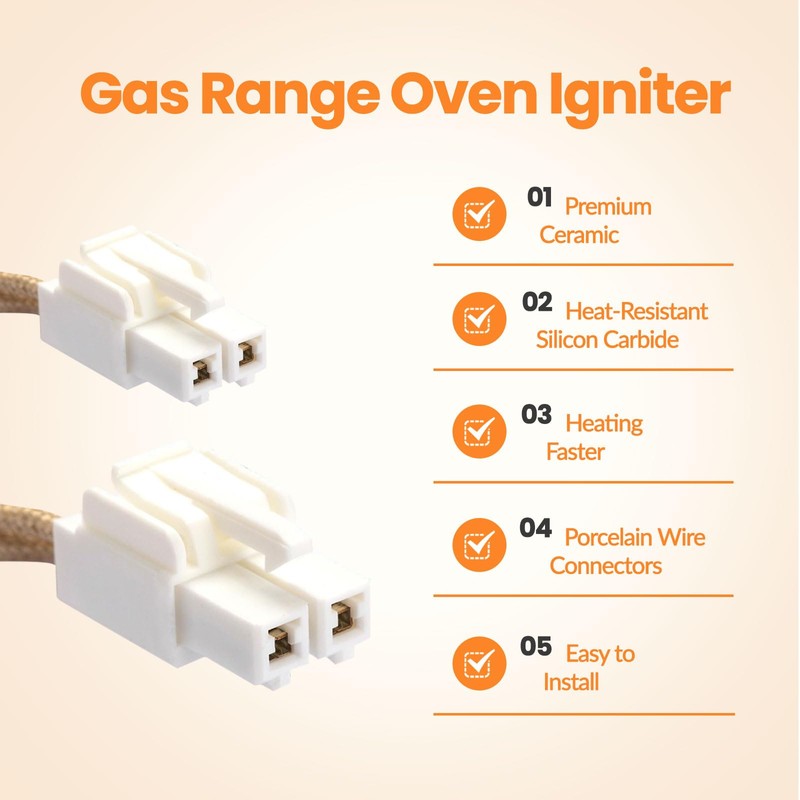 IRIVER BLANK Replacement Gas Oven Igniter MEE61841401 for Kenmore Frigidaire
