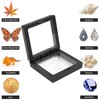 4Pcs 3D Floating Frame with Stand, Challenge Coin Display Holder,