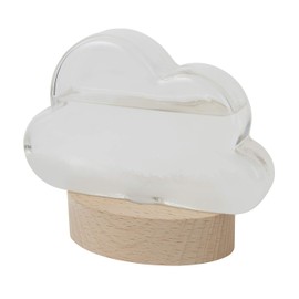 Narika Chaya Sangyo Storm Glass Cloud (Oval Stand) 333-400 "Fun Science" 11 (h) x 13.5 x 6 cm