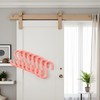 YuanHolumid 8Pcs Pink S S-Shaped Hooks, Plastic Clothes Hangers Multi-Purpose