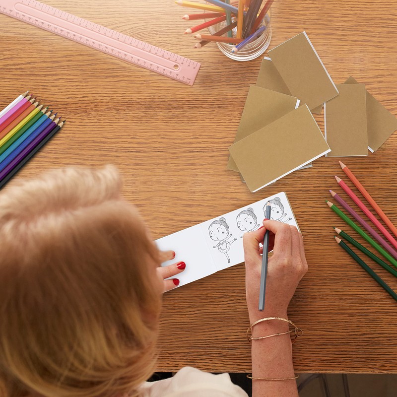 Belle Vous Flipbook Paper Kraft Paper Pad Blank (Pack of