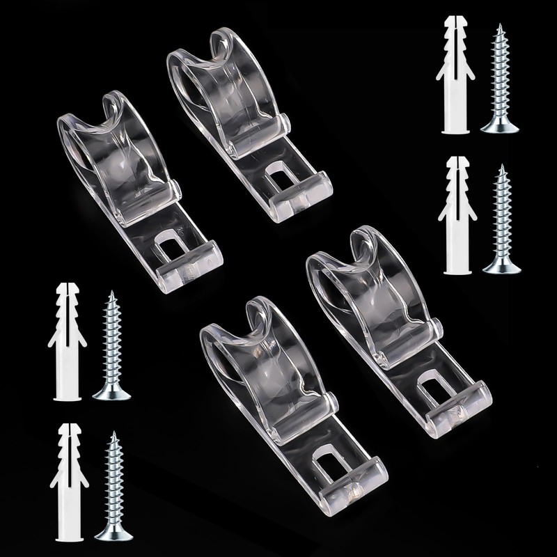 8 Pcs Curtain P Clip Blind Cord Holder Roller Shade