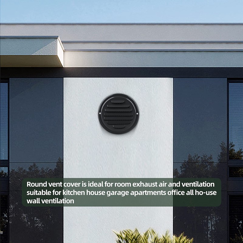 3inch 304 Stainless Steel Air Vents Cover, piiyoosnn Louvered Grille