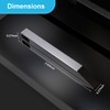 EDC Titanium Pry Bar 2 Pack - Heavy Duty Mini