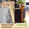 Meowoou Cat Scratching Post 33 Inch Tall Cat Scratcher for