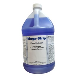 Detco Mega-Strip Heavy-Duty Floor Stripper | Non-Ammoniated, Low-Odor (1 Gallon)
