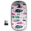 KAWAMOUSE 2.4G Ergonomic Portable USB Wireless Mouse for PC, Laptop,