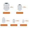LHOEST 58 Piece Cable Gland Set M12 M16 M20 M25