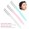 3 Recortadoras de Cejas para Mujer, Cuchilla de Acero Inoxidable,