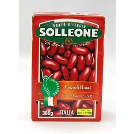 Red Kidney Beans Boiled in Water, 13.4 oz (380 g) / Sol Leone (1 Box)
