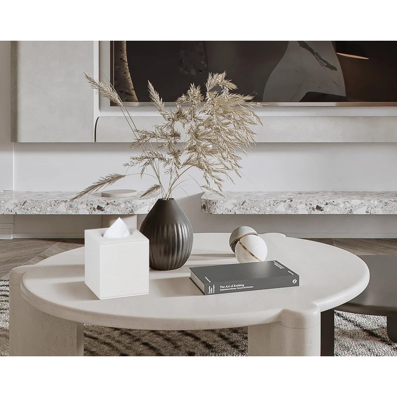 Colylan Tissue Box Cover Square Tissue Box Holder for Bathroom