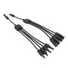 One Pair Solar Panel Adapter Y Branch 1 to 4