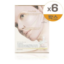 Tone 28 Haenam 404 Peptacica Lifting Glow Wrapping Mask 4 pieces, 6 packs / 톤28 해남404 펩타시카 리프팅 글로우 랩핑 마스크 4매입 6개