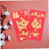 Operitacx 12pcs 2024 Year of The Dragon Red Envelope Wallet