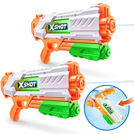 XSHOT Medium Water Blaster (2 Pack) - Fast-Fill Watergun, Fills in 1 Second!