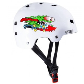 Bullet Santa Cruz Slasher Youth Helmet - Gloss White (49-54cm)