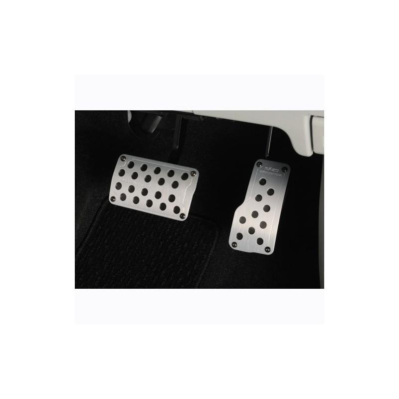 Razo RP121A Super Grip Small Silver Automatic Transmission Pedal Set