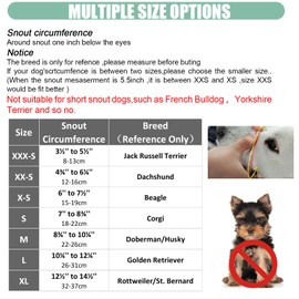 Dog Muzzle Anti Biting Barking - Soft Air Mesh Breathable and Drinkable，Adjustable Loop Pet Muzzle for Small Medium Large Dogs(XL)