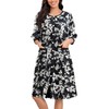Bloggerlove Snap Front Robes for Women Housecoats for Women Print