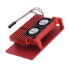 Aluminum Alloy Case Box with Dual Fan Heat Dissipation Accessory