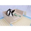 RUBYHOME Oversize Rabbit Litter Box with Drawer, Corner Toilet Box