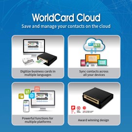 PenPower WorldCard Cloud (1-Year Subscription, 1 Users) - Save and Manage Your Contacts on The Cloud.