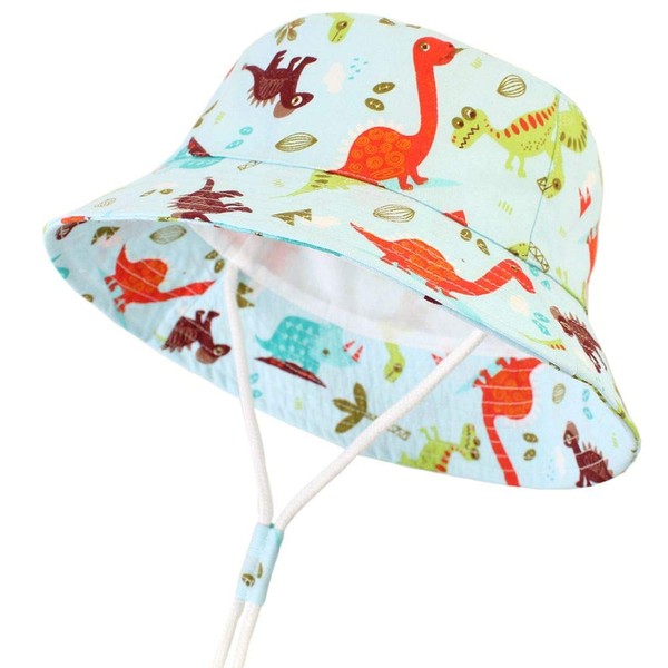 LLZ.COQUE Baby’s/Kids’ Dinosaur Sun Hat, Fishing Hat, Cute Dinosaur, Soft