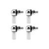 YINETTECH L Shape Ball Joint Rod Angle Joint 4-Piece Angle
