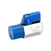 QWORK Mini Ball Valve, 4 Pack 1/2" NPT Thread Female