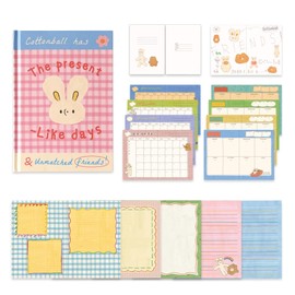 Monolike Unmatched Friends 6-Month Hardcover Diary, 06. Candy Pink - Academic Planner Weekly & Monthly Planner Undated