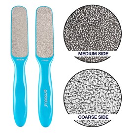 Probelle Double Sided Multidirectional Nickel Foot File Callus Remover - Immediately Reduces calluses and Corns to Powder for Instant Results, Safe Tool (Blue)