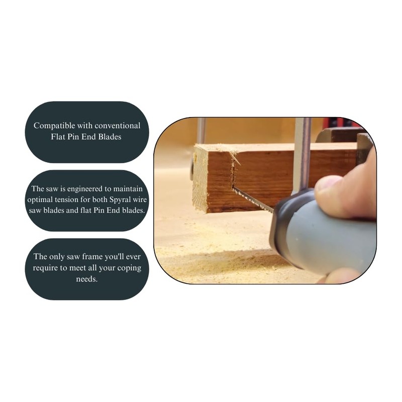 FreeStyle Coping Saw with the 360° Spyral tooth that cuts
