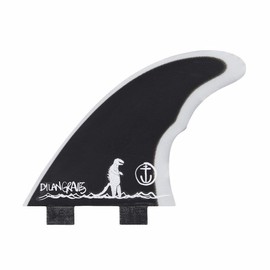 Captain Fin Co. | Dylan GRAVEZILLA Surfboard Fins | (Twin TAB) Thruster Set | Black