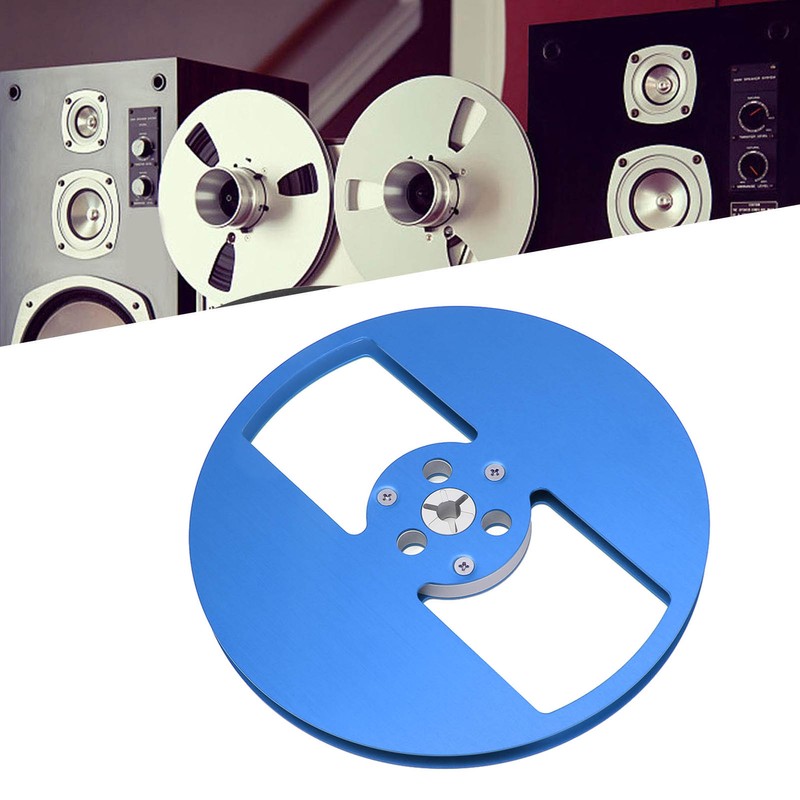 1/4 7 Inch Empty Tape Reel Aluminum Alloy 2 Holes