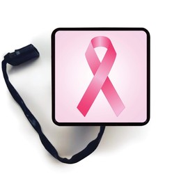 Ribbon Designs – Custom Designed Trailer Receiver Compatible with Dodge Ram LED Brake Light for 2 x 2 inch Tow Hitch Car Truck Accessories (Pink 1)