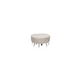 Backyard Basics - Round Patio Table and Chair Dining Set Cover 07838BB (80" Diameter x 30" Tall)