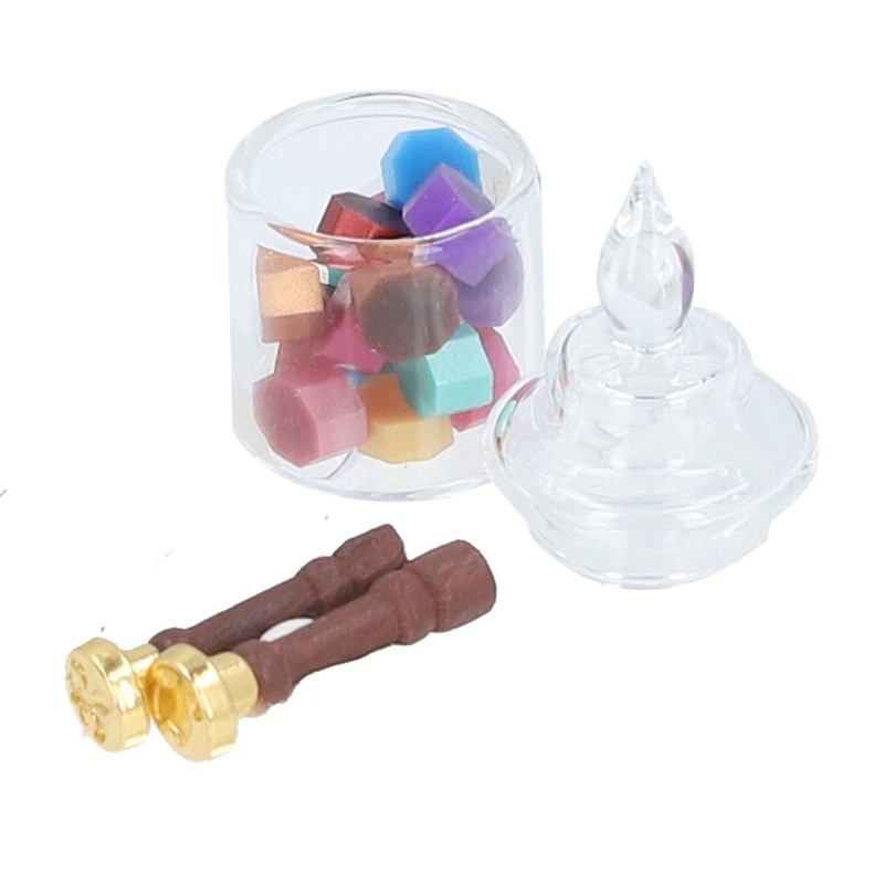 Dollhouse Wax Seal Stamp Multipurpose Innovative Simulation Exquisite Miniature Wax