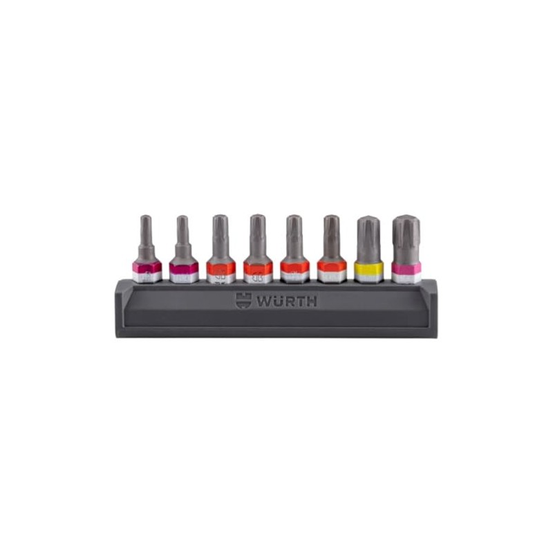 Würth 1/4 Inch Bit Set 8 Pieces RW10 RW20 RW30