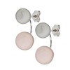 Alek Sander Murano Star Stars Murano Glass Sterling Silver Stud