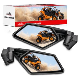 Frokom X3 Side Mirrors, Maverick X3 Mirrors Compatible with 2016 2017 2018 2019 2020 2021 2022 2023 Can Am Maverick X3 Turbo/DS MR RS Turbo R / X3 Max/ 1000 with Ajustable and Break away Design